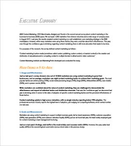 marketing plan executive summary bb marketing plan executive summary