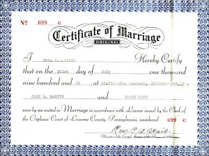 marriage certificate sample christian marriage certificate sample