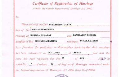 marriage certificate sample sample marriage registration certificate india