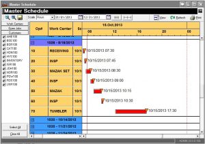 master schedule template master schedule manufacturing erp software gantt chart