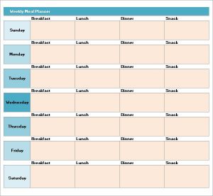meal plan template pdf sample meal planning template download free documents in pdf inside meal plan template excel