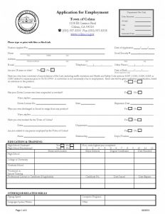 medical examination report application of employment for pd and rec page x