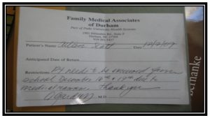 medical excuse notes real doctors note