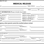 medical release form medical release form pdf