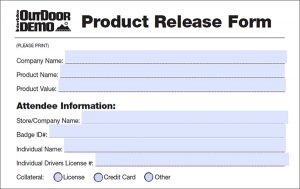 medical release forms product release form