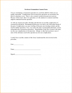medical release forms template medical consent form for grandparents