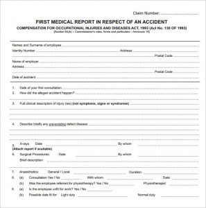 medical report template medical report template pdf download