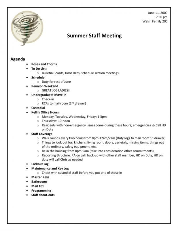meeting agenda template doc