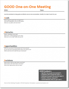 meeting agenda templates one on one meetings with employees template
