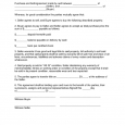 memorandum of understanding sample personal property purchase agreement template