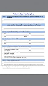 mental health treatment plan template mental health crisis safety plan below is an example of a safety regarding mental health safety plan template