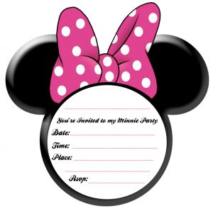 mickey mouse birthday invites minnie mouse photo invitations template tbm
