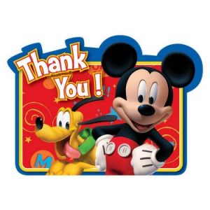 mickey mouse thank you cards disney mickey fun and friends thank you notes bx