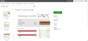 microsoft word coupon template holiday shopping budget template for microsoft excel acdfcfffb