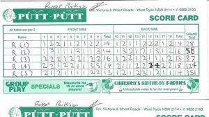 mini golf scorecard fafa cc fa daabe score card round lgx