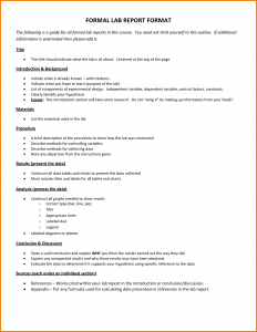 mla format outline template formal lab write up template
