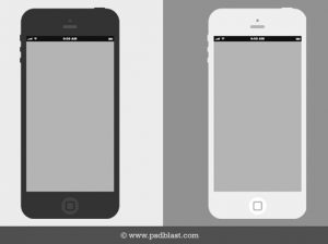 mobile app mockup flat iphone wireframe free psd