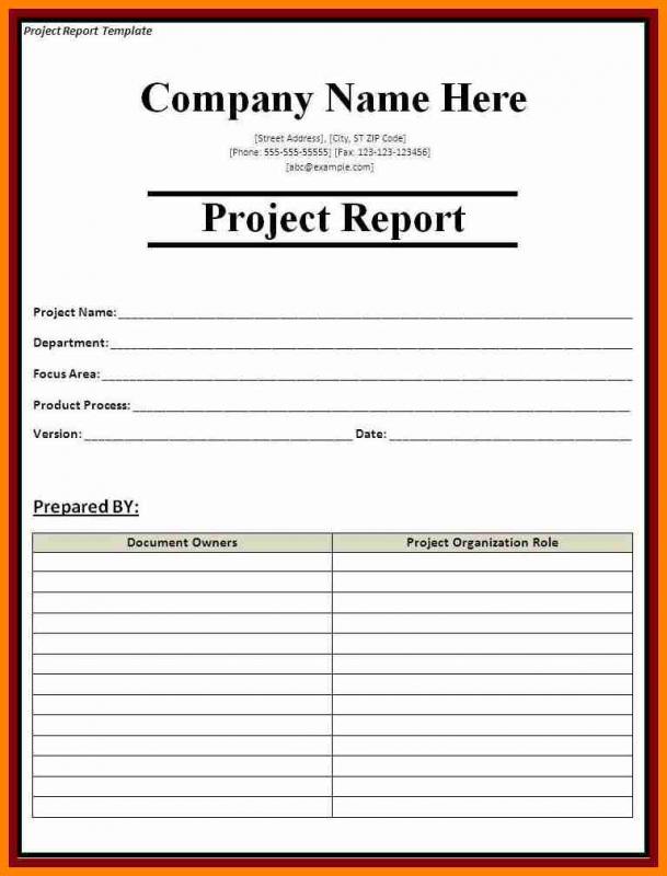 monthly expense report template