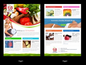 monthly newsletter template dfa image
