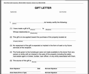 mortgage gift letter template maxresdefault