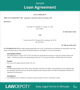 mortgage promissory note sample loan agreement