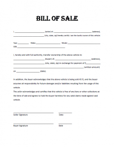motorcycle bill of sale pdf business template free printable personal property bill of sale template example