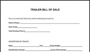 motorcycle bill of sale template trailer bill of sale thumb