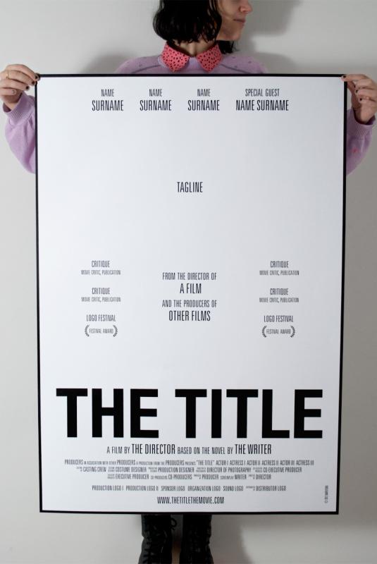 movie poster template