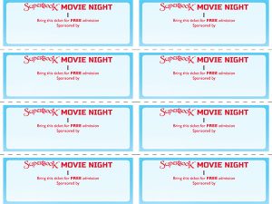 movie poster templates ticket up