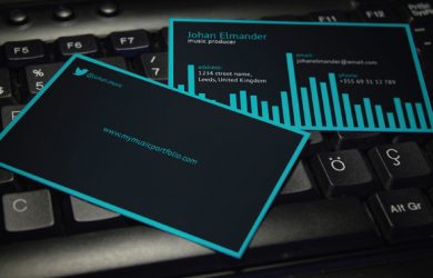 music business cards music business card