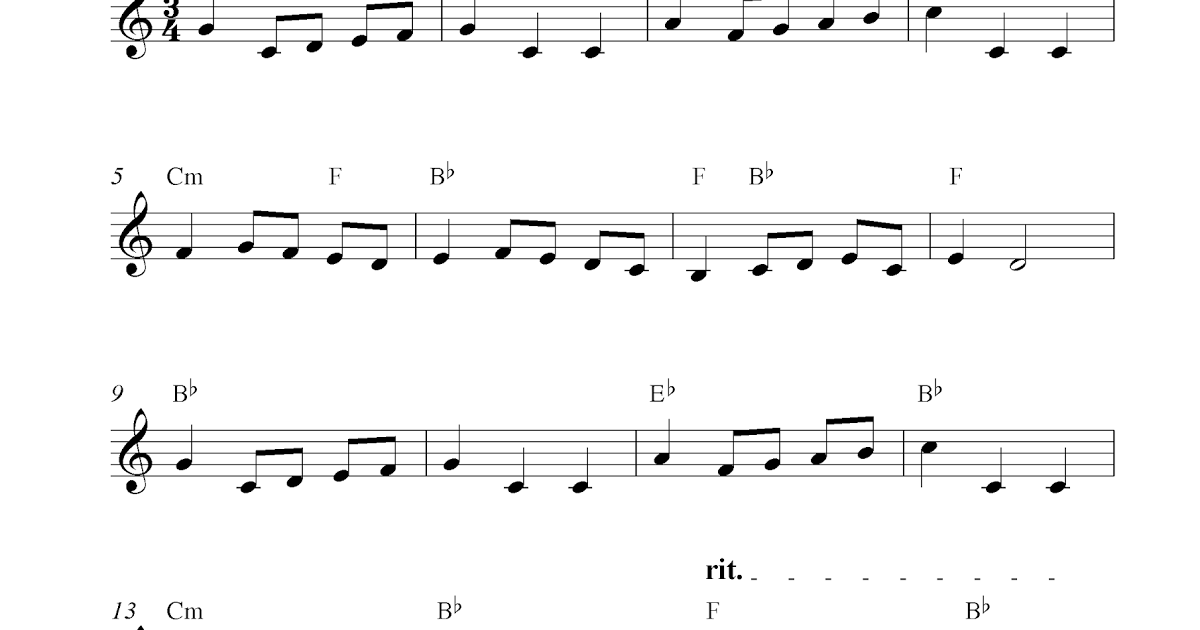music notes template