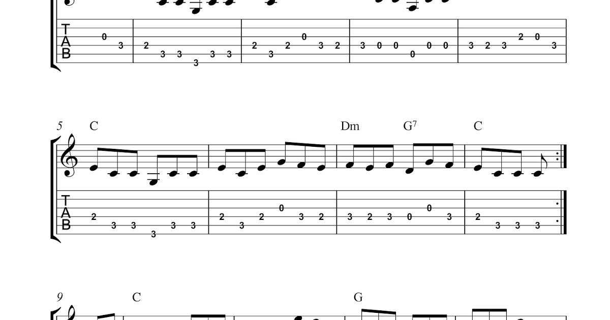 music notes template