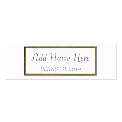 name card template