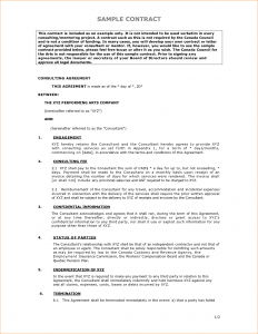 nanny contract template sample contract agreement contract agreement sample