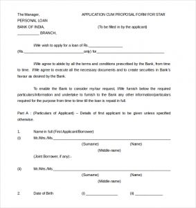 net terms agreement template application proposal form for star personal loan word document