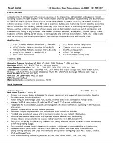 network engineer resume network engineer resume