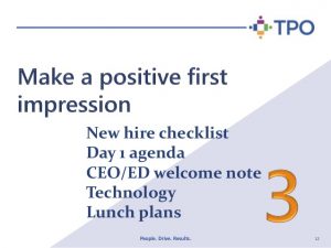 new employee checklist new employee onboarding tips for non profit organizations