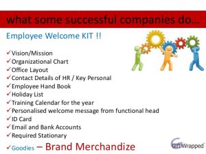 new employee checklist employee welcome kit corporate gifts