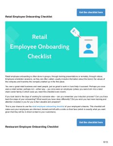 new employee onboarding checklist checklists to perfect your new employee onboarding process