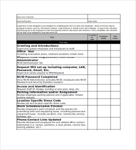 new hire checklist template excel format of new hire checklist template download
