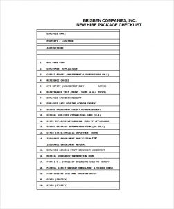 new hire checklist template new hire checklist excel format download