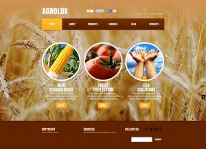 news website templates agricultural products website templates