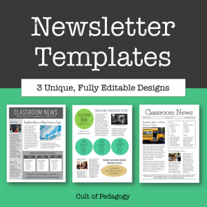 newsletter template free product image