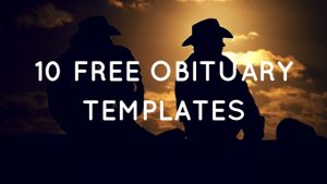 newspaper template microsoft word free obituary templates