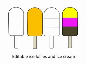 newspaper template powerpoint ice lollies template powerpoint