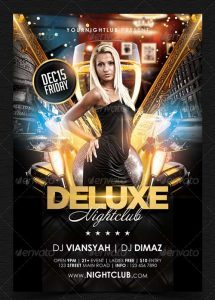 night club flier deluxe nightclub flyer template