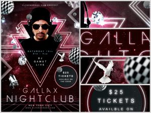 night club flier gallax nightclub flyer template