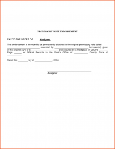notarized letter templates promissory note sample