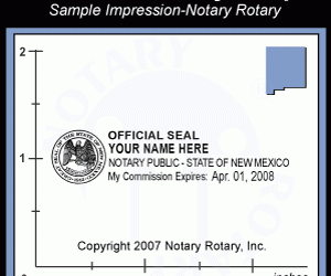 notary signature format new mexico notary stamp sample