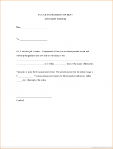 notice to vacate apartment free printable eviction notice notice nonpayment of rent